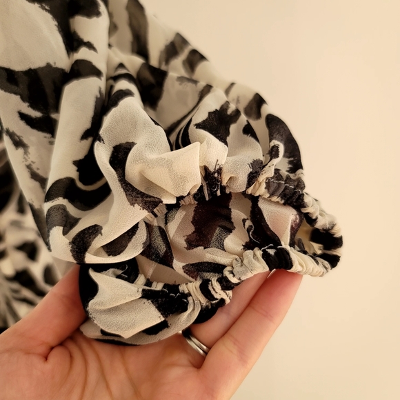 ALEXIS x Target Botanical One Shoulder Ruffle Maxi Dress Asymmetrical Size M - Picture 5 of 13